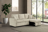 Kendal Beige Sleeper Sofa Sectional from Furniture of America - Luna Furniture