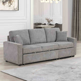 Kendal Gray Sleeper Sofa Sectional from Furniture of America - Luna Furniture