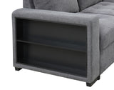 Stockwell Dark Gray Sleeper Sofa Sectional from Furniture of America - Luna Furniture