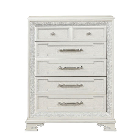 Stella Mia Creamy White Chest from Furniture of America - Luna Furniture
