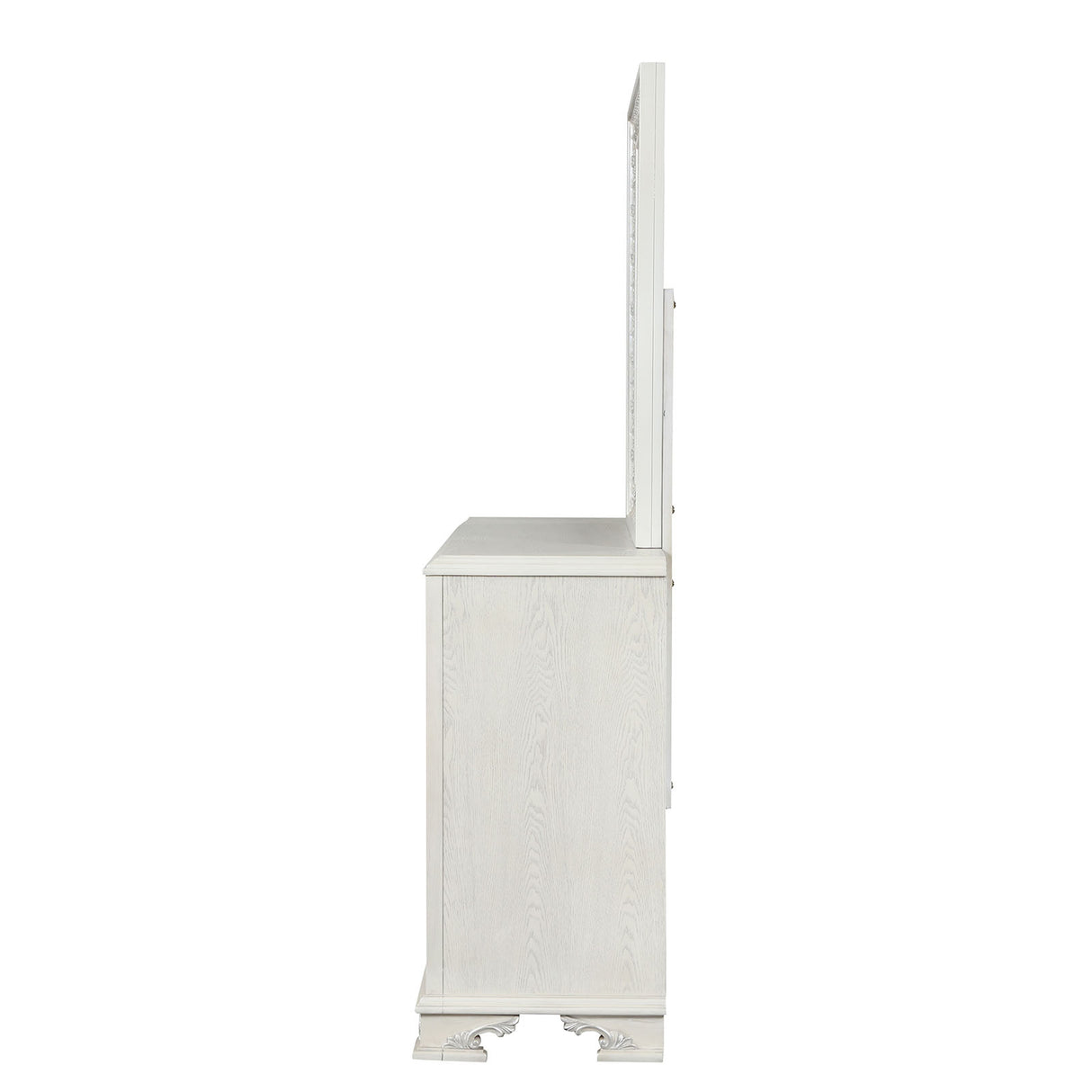 Stella Mia Creamy White Dresser w/Jewelry Box from Furniture of America - Luna Furniture