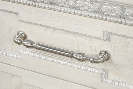 Stella Mia Creamy White Nightstand from Furniture of America - Luna Furniture