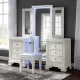 Stella Mia Creamy White Vanity Set from Furniture of America - Luna Furniture
