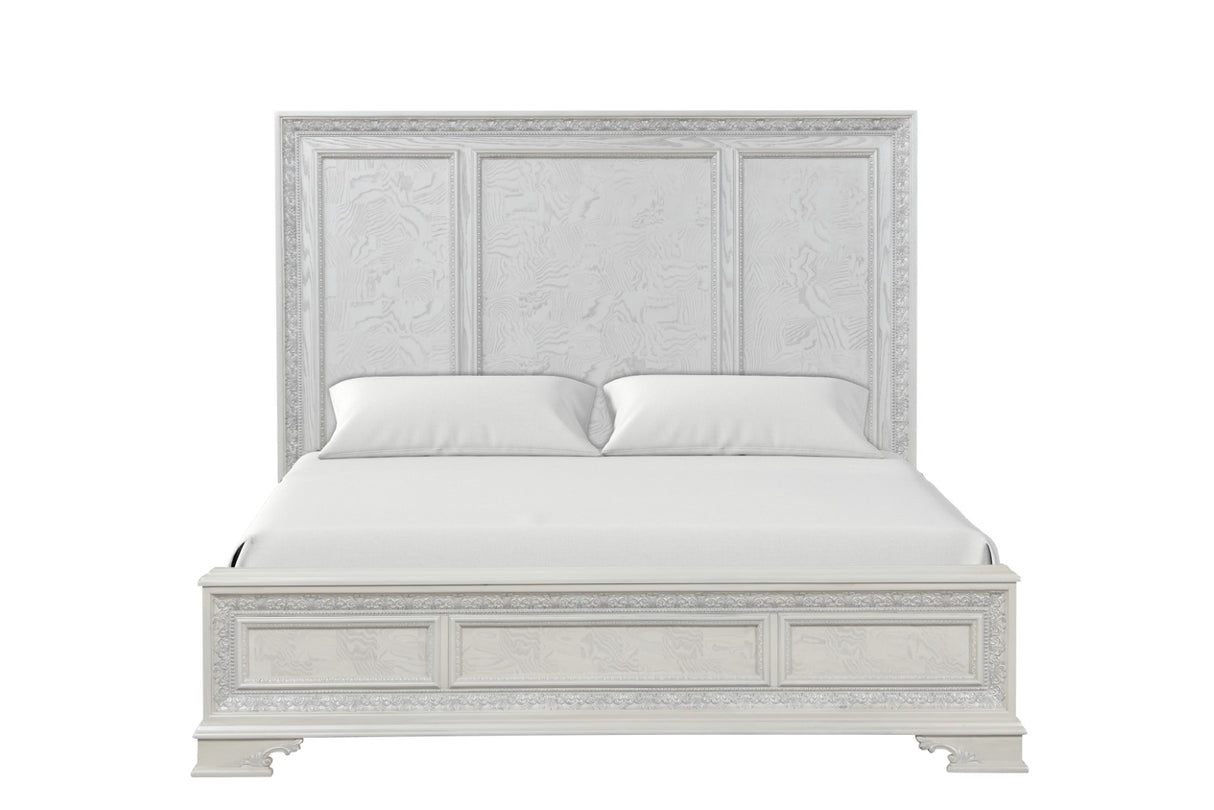 Stella Mia Creamy White Queen Bed from Furniture of America - Luna Furniture