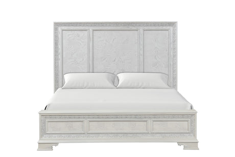 Stella Mia Creamy White Queen Bed from Furniture of America - Luna Furniture