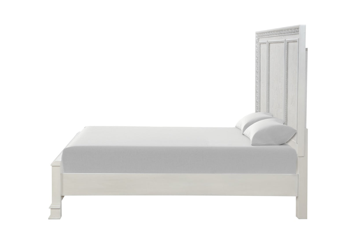 Stella Mia Creamy White Queen Bed from Furniture of America - Luna Furniture