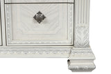 Promenade Wire Brushed White 5-Piece Queen Bedroom Set from Furniture of America - Luna Furniture