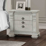 Promenade Wire Brushed White 5-Piece Queen Bedroom Set from Furniture of America - Luna Furniture