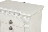 Promenade Wire Brushed White Nightstand from Furniture of America - Luna Furniture