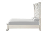 Promenade Wire Brushed White 5-Piece Queen Bedroom Set from Furniture of America - Luna Furniture