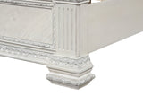 Promenade Wire Brushed White Queen Bed from Furniture of America - Luna Furniture