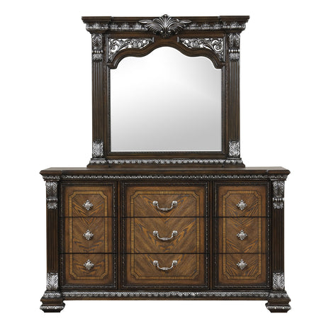 Promenade Espresso Dresser w/Jewelry Box from Furniture of America - Luna Furniture
