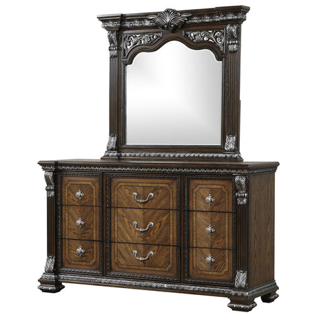Promenade Espresso Dresser w/Jewelry Box from Furniture of America - Luna Furniture