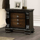 Promenade Espresso 5-Piece Queen Bedroom Set from Furniture of America - Luna Furniture