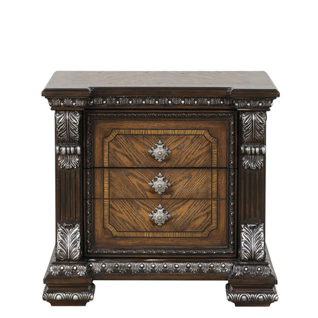 Promenade Espresso Nightstand from Furniture of America - Luna Furniture