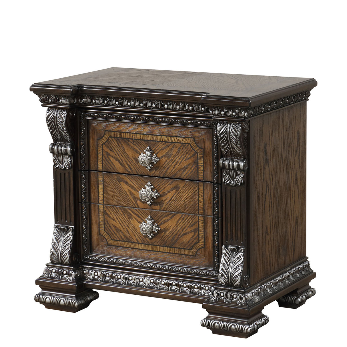 Promenade Espresso Nightstand from Furniture of America - Luna Furniture