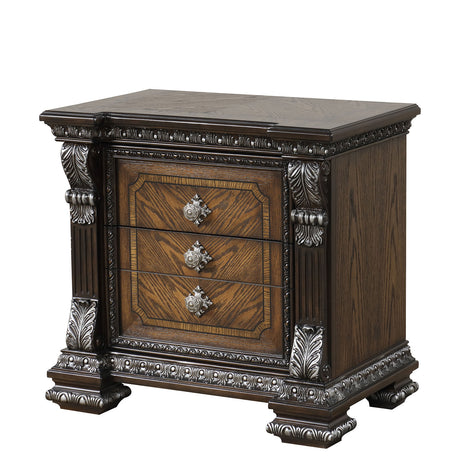 Promenade Espresso Nightstand from Furniture of America - Luna Furniture