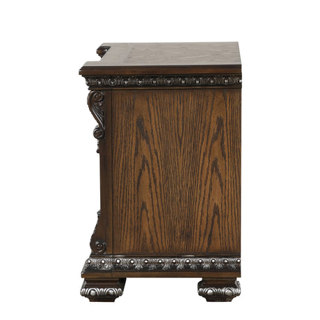 Promenade Espresso Nightstand from Furniture of America - Luna Furniture