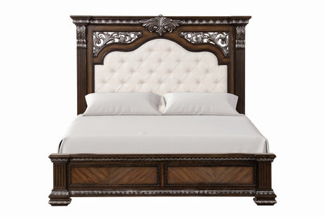 Promenade Espresso Queen Bed from Furniture of America - Luna Furniture