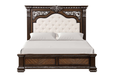 Promenade Espresso Queen Bed from Furniture of America - Luna Furniture