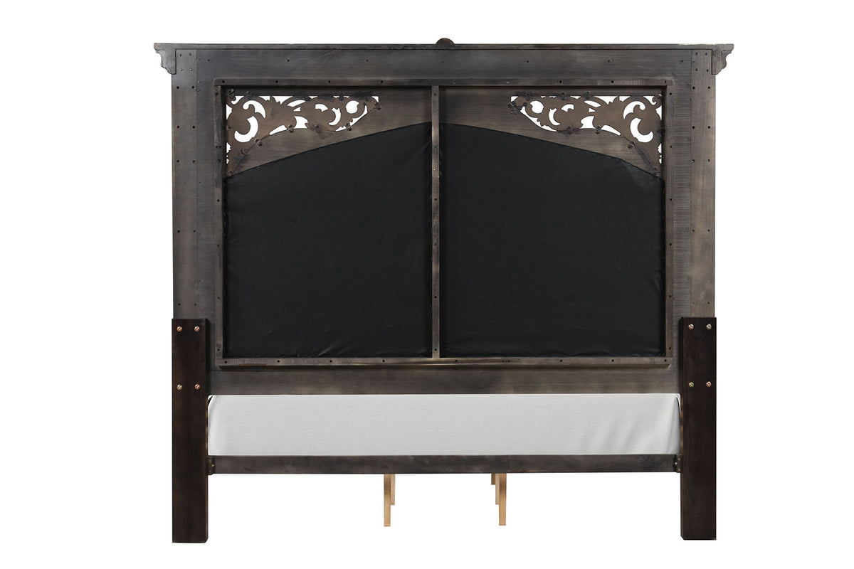 Promenade Espresso 5-Piece Queen Bedroom Set from Furniture of America - Luna Furniture