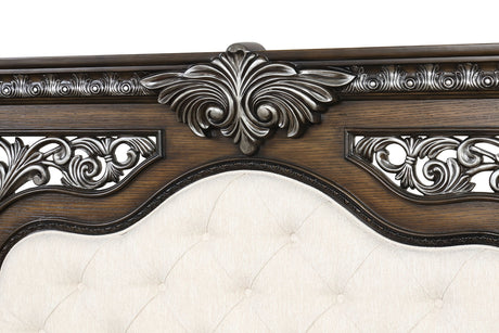 Promenade Espresso 4-Piece Queen Bedroom Set from Furniture of America - Luna Furniture