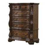 Leovanni Dark Brown Chest from Furniture of America - Luna Furniture