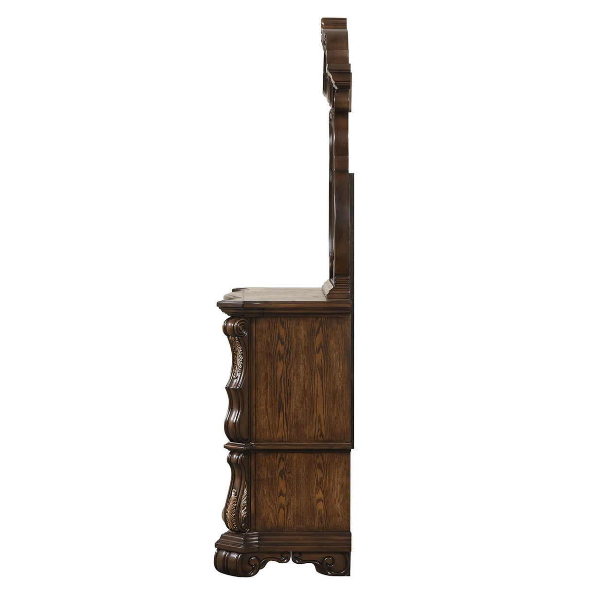 Leovanni Dark Brown Dresser from Furniture of America - Luna Furniture