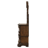 Leovanni Dark Brown Dresser from Furniture of America - Luna Furniture