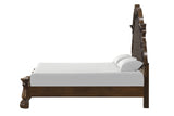 Leovanni Dark Brown Bombay Tufted King Bed from Furniture of America - Luna Furniture