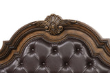 Leovanni Dark Brown 5-Piece Queen Bedroom Set from Furniture of America - Luna Furniture
