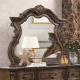 Leovanni Dark Brown Mirror (Mirror Only) from Furniture of America - Luna Furniture
