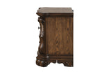 Leovanni Dark Brown Nightstand from Furniture of America - Luna Furniture