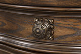 Leovanni Dark Brown Nightstand from Furniture of America - Luna Furniture