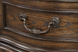 Leovanni Dark Brown Nightstand from Furniture of America - Luna Furniture