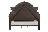 Leovanni Dark Brown Bombay King Bed from Furniture of America - Luna Furniture