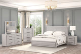 Crowthorne White Oak King Panel Bed from Furniture of America - Luna Furniture
