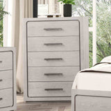 Crowthorne White Oak 5-Piece Queen Bedroom Set from Furniture of America - Luna Furniture