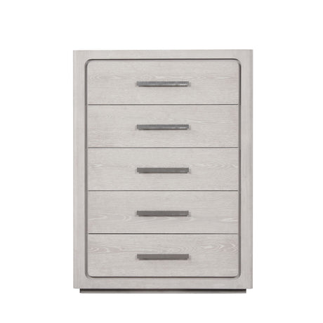 Crowthorne White Oak 5-Piece Queen Bedroom Set from Furniture of America - Luna Furniture