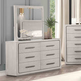 Crowthorne White Oak 5-Piece Queen Bedroom Set from Furniture of America - Luna Furniture