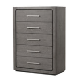 Crowthorne Warm Gray 5-Piece Queen Bedroom Set from Furniture of America - Luna Furniture
