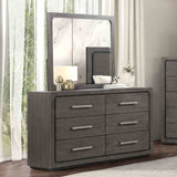 Crowthorne Warm Gray 5-Piece Queen Bedroom Set from Furniture of America - Luna Furniture