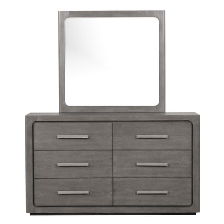 Crowthorne Warm Gray Mirror (Mirror Only) from Furniture of America - Luna Furniture
