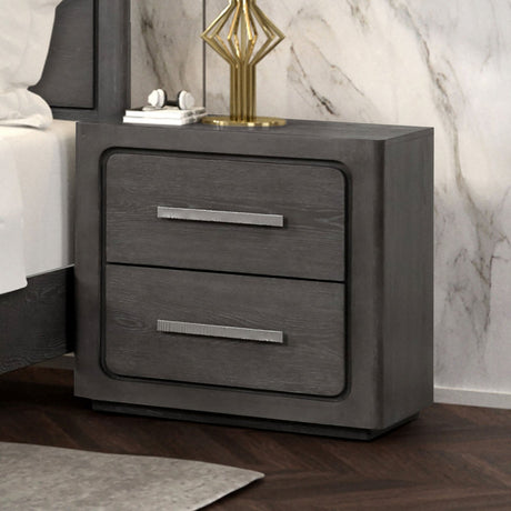 Crowthorne Warm Gray Contemporary Bedroom Set from Furniture of America - Luna Furniture