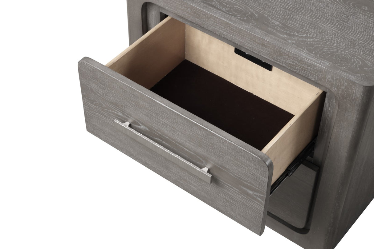 Crowthorne Warm Gray Contemporary Bedroom Set from Furniture of America - Luna Furniture