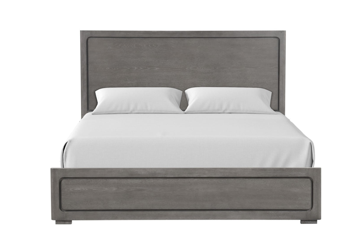 Crowthorne Warm Gray King Panel Bed from Furniture of America - Luna Furniture