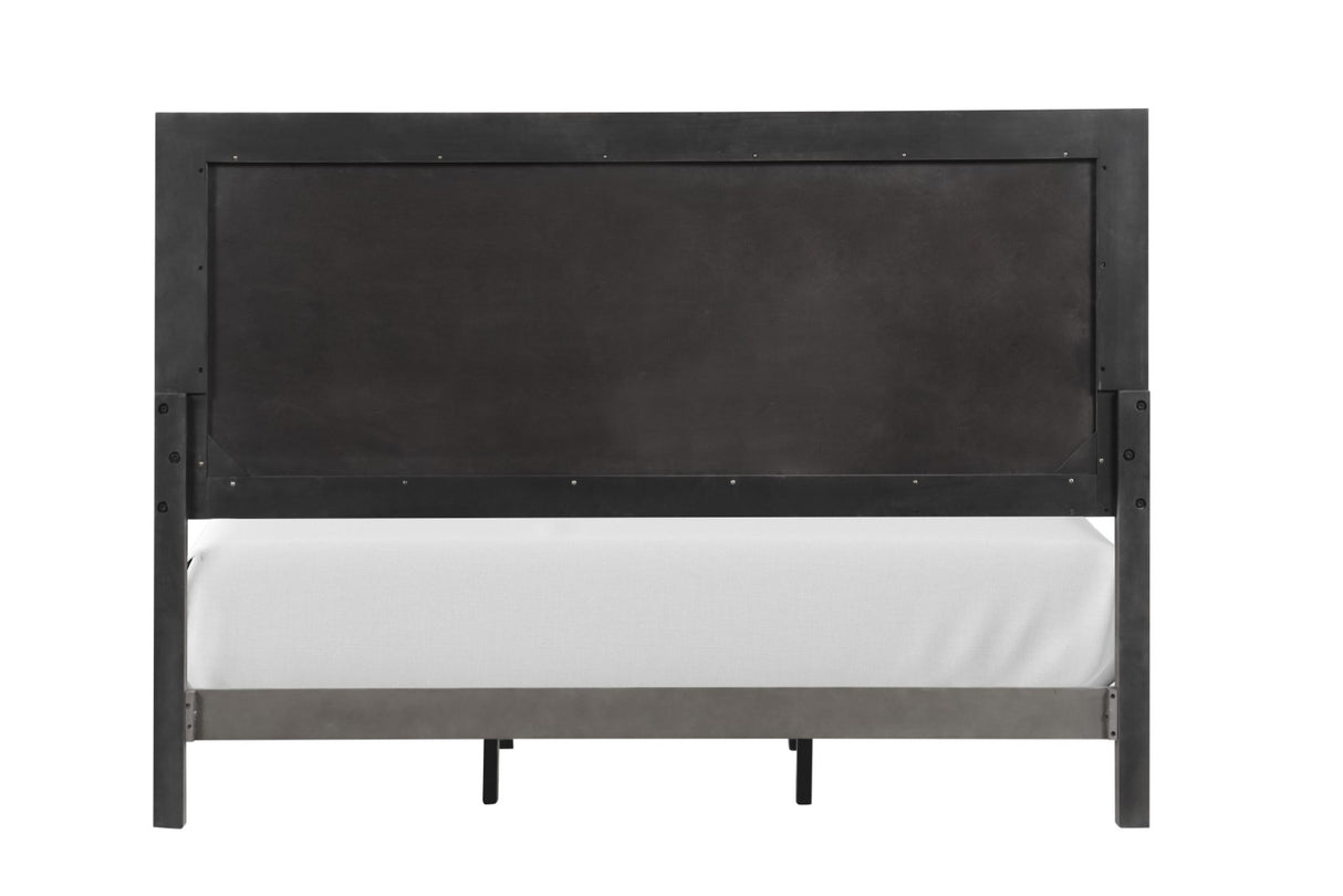 Crowthorne Warm Gray King Panel Bed from Furniture of America - Luna Furniture