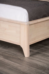 Gervais White Wash Full Platform Bed from Furniture of America - Luna Furniture