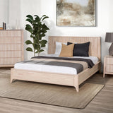 Gervais White Wash Twin Platform Bed from Furniture of America - Luna Furniture