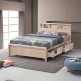Grange White Wash Twin Bed from Furniture of America - Luna Furniture